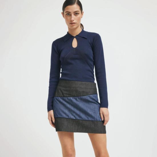  RÉSUMÉ 블라우스 이력서 Chassy Rs 니트