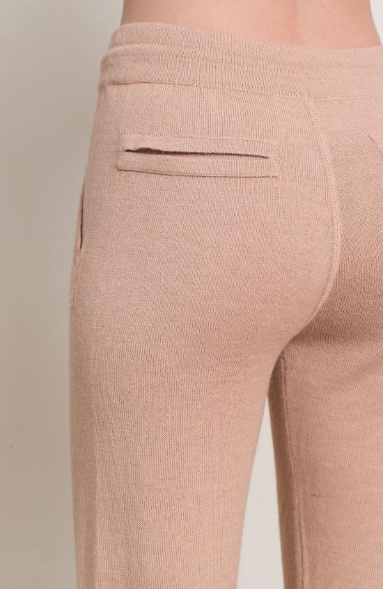  ELEVEN SIX 스트레이트 팬츠 일레븐 식스 니트 리디아 트랙 팬츠 페일 카멜 - OTHER BRANDS