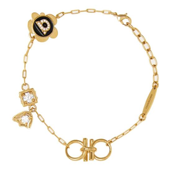  살바토레 페라가모 팔찌 페라가모 간치니 참  골든