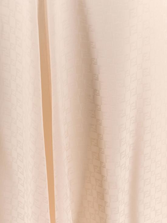  펜디 미디 스커트 FF 체스 자카드  핑크 - FENDI