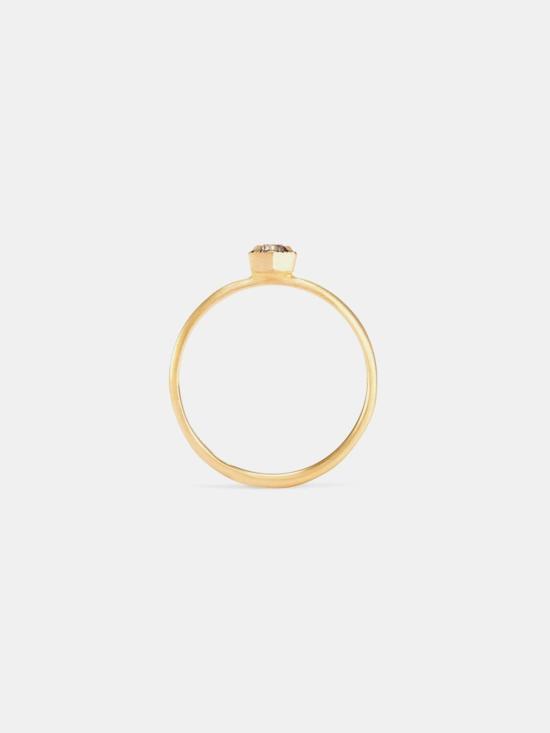  Satomi Kawakita 반지 사토미 카와키타 다이아몬드 육각형  18K/브라운 - OTHER BRANDS