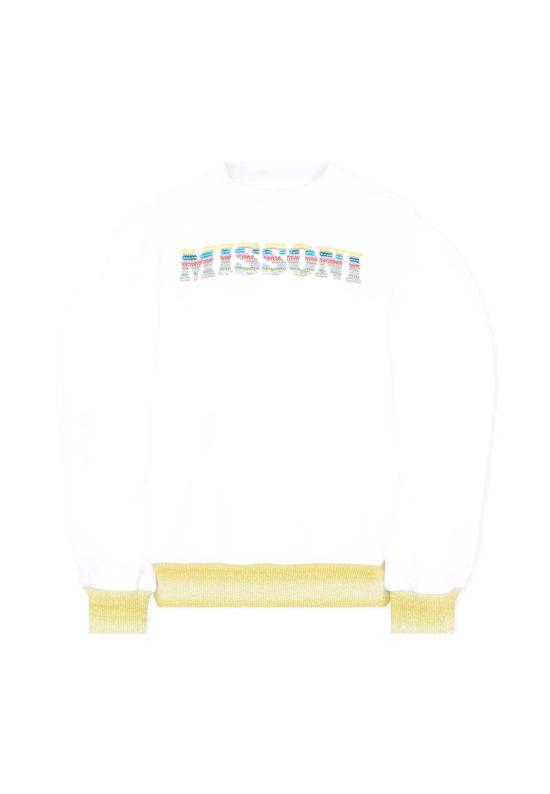  [키즈] 미소니 풀오버 미쏘니 키즈 스웨트셔츠 화이트