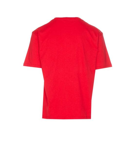  발렌티노 가라바니 반팔 티셔츠 Valentino Garavani Chez Valentino 티셔츠 레드 - VALENTINO GARAVANI