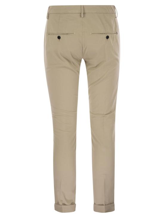  돈답 스트레이트 팬츠 Dondup Gaubert 슬림핏 개버딘 팬츠 Lievito - DONDUP