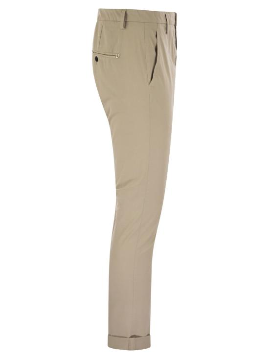  돈답 스트레이트 팬츠 Dondup Gaubert 슬림핏 개버딘 팬츠 Lievito - DONDUP