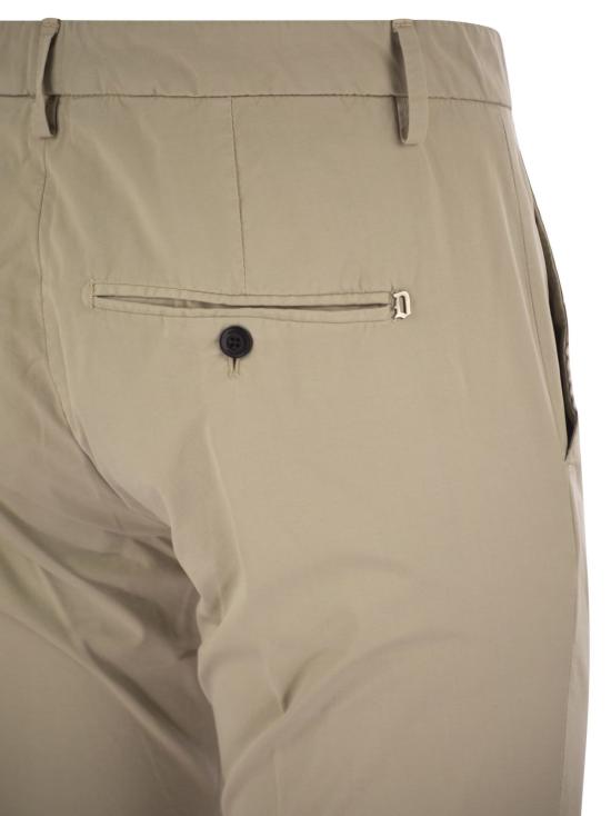  돈답 스트레이트 팬츠 Dondup Gaubert 슬림핏 개버딘 팬츠 Lievito - DONDUP