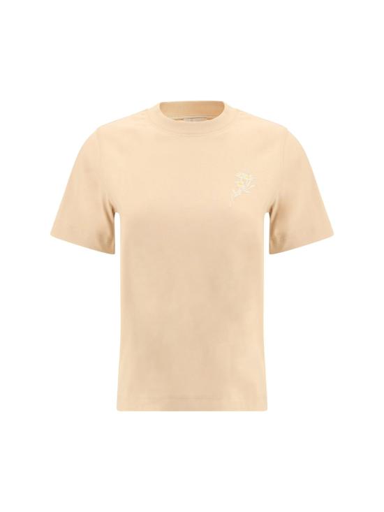  버버리 반팔 티셔츠 플로럴 로고 티셔츠 티컵