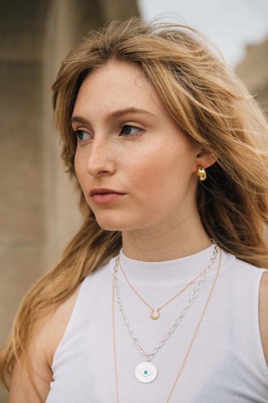  시에라 윈터 주얼리 목걸이/팬던트 레이디 럭 네크리스 골드 베르메일 - SIERRA WINTER JEWELRY