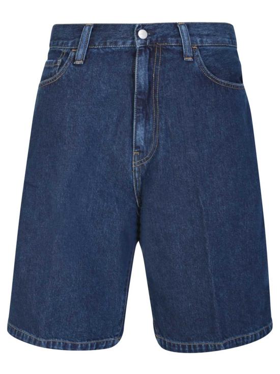  칼하트 데님 팬츠 카하트 랜던 데님 쇼츠 블루 스톤 워시드