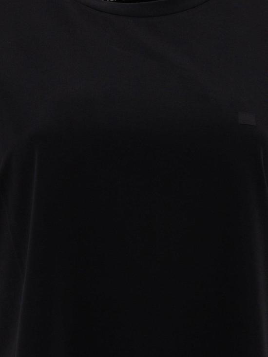  아크네 스튜디오 반팔 티셔츠 레귤러핏 티셔츠 블랙 - ACNE STUDIOS