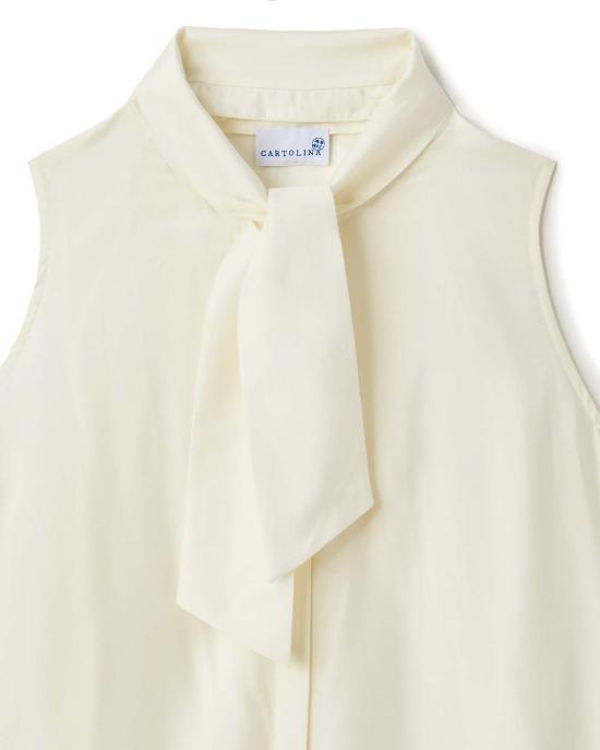  카르톨리나 블라우스 카톨리나 드와이어 탑 - CARTOLINA