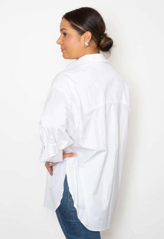  SBJ Austin 셔츠 Sbj 오스틴 엠마  블루 프린트/핀스트라이프/화이트 포플린 - SBJ AUSTIN