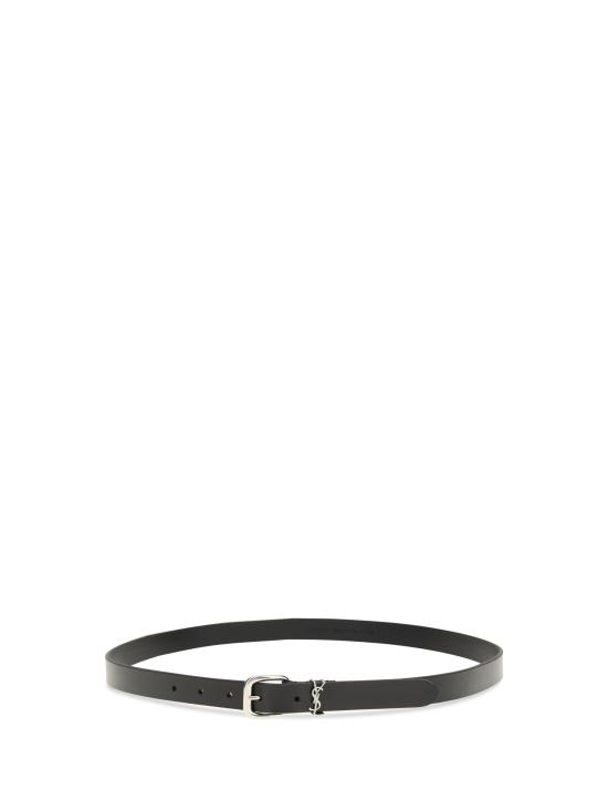26SS 생로랑 가죽 벨트 859160AAD23 1000 BLACK - SAINT LAURENT