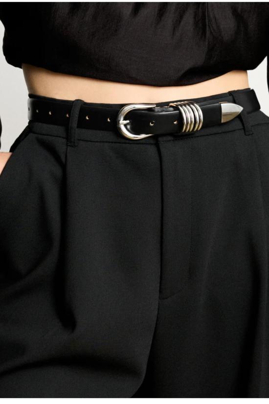  데한체 레귤러 벨트 홀리호크 블랙/실버 - DEHANCHE