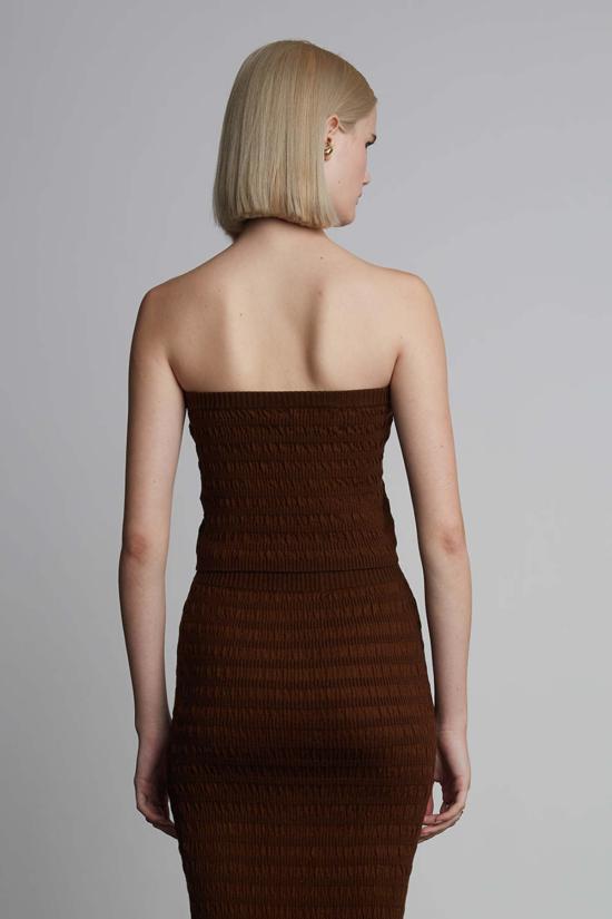  일레븐 식스 민소매 티셔츠 틸리 튜브탑 에스프레소 - ELEVEN SIX