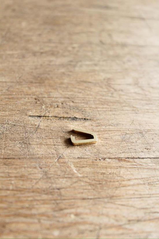  누시 반지 누쉬 링크드 링 솔리드 커넥터 링 14k Yg