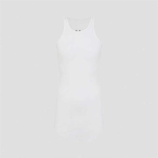  릭 오웬스 민소매 티셔츠 베이직 립 탱크 밀크 - RICK OWENS