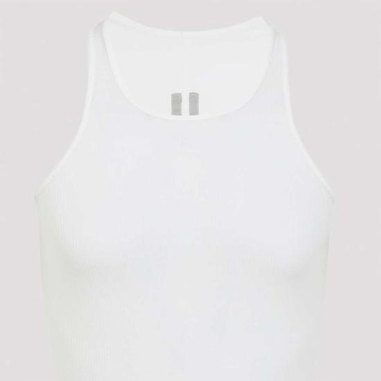  릭 오웬스 민소매 티셔츠 베이직 립 탱크 밀크 - RICK OWENS