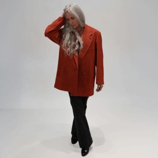  알리지 수트 자켓 알리시 A5025 맥시 블레이저 코트 - ALYSI