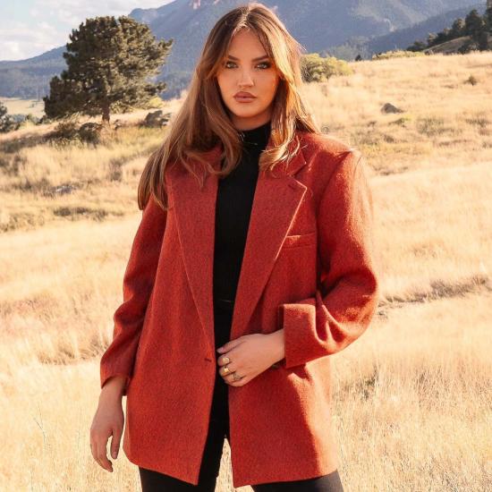  알리지 수트 자켓 알리시 A5025 맥시 블레이저 코트