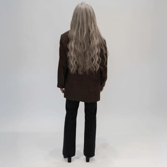  알리지 수트 자켓 알리시 A5025 맥시 블레이저 코트 - ALYSI