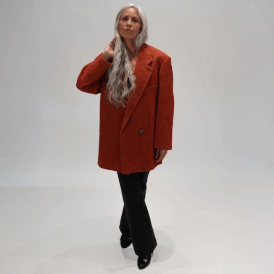  알리지 수트 자켓 알리시 A5025 맥시 블레이저 코트 - ALYSI