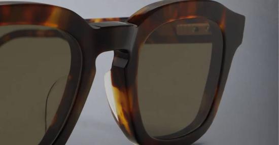  톰브라운 안경 톰 브라운 직사각형 선글라스 다크 브라운 - THOM BROWNE