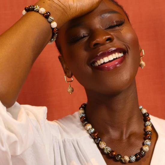  카주리 팔찌 아프리카 금