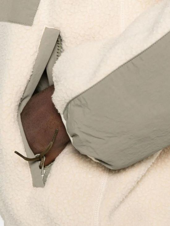  메종키츠네 자켓 Maison Kitsuné 캐주얼 플리스 재킷 Ecru - MAISON KITSUNE