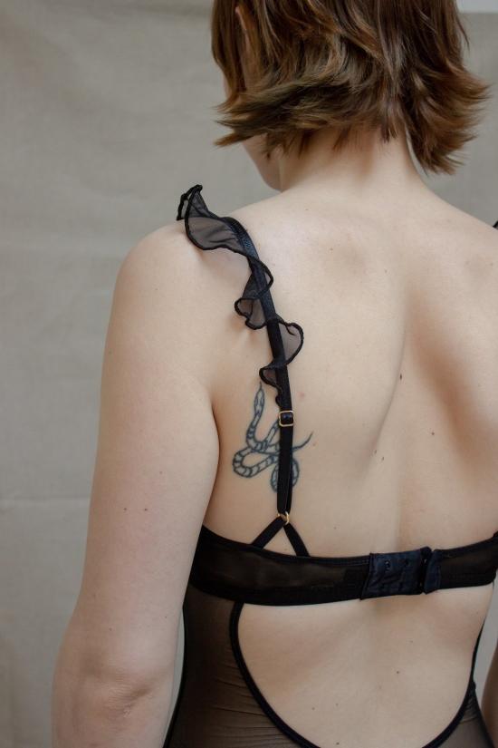  Lorette Lingerie 바디수트 티셔츠 로레트 란제리 졸리 보디수트 블랙 - OTHER BRANDS