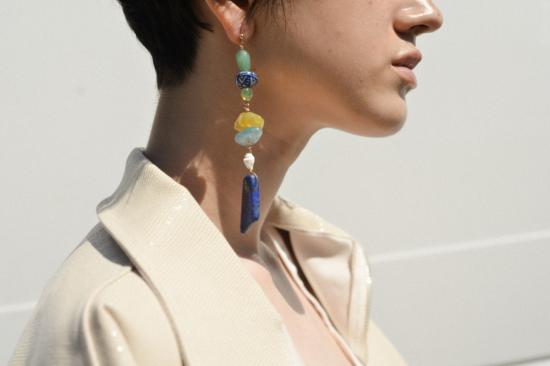  수브니어 이어링 Svnr 핸드메이드 안티구아 귀걸이