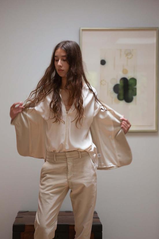  에리카 타노브 수트 자켓 에리카 타노프 버디 코튼 벨벳 블레이저 - ERICA TANOV