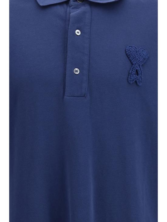 26SS 아미 폴로 티셔츠 UPL428JE0221 A021 BLUE - AMI