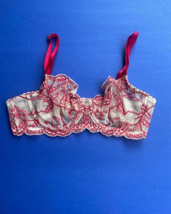  CLO 브라 클로 포르투나 레이스 데미 언더와이어  아잘레아