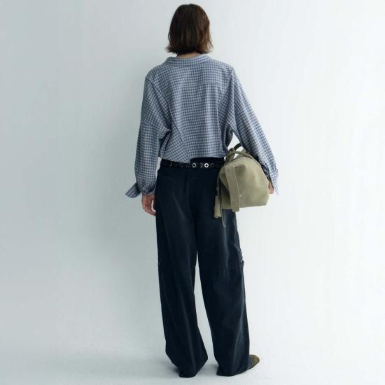  TIME 셔츠 타임 오버사이즈 체크 셔츠 블루 체크 - OTHER BRANDS