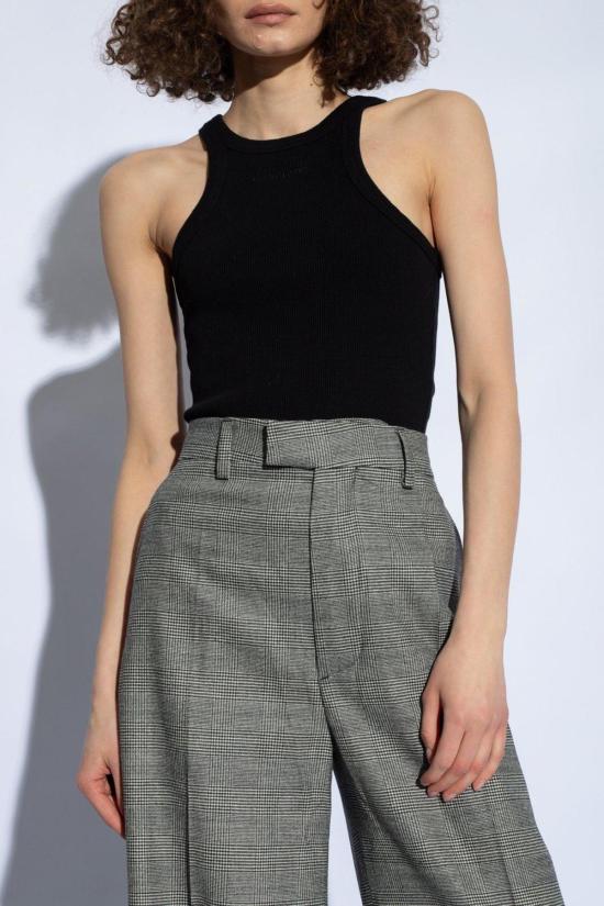  베트멍 민소매 티셔츠 레이서백 탱크탑 블랙 - VETEMENTS