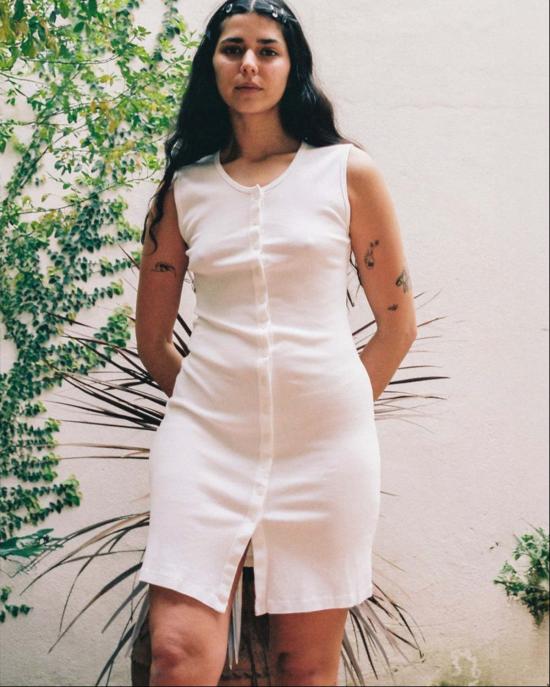  질 로드리게즈 숏 원피스 길 로드리게스 소피 미니드레스 화이트 - GIL RODRIGUEZ