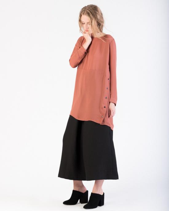  레이첼 코미 롱 원피스 리솜 튜닉 드레스 클레이 - RACHEL COMEY