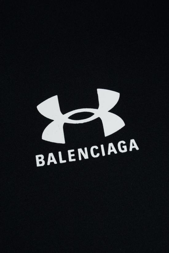  발렌시아가 반팔 티셔츠 티셔츠 블랙 - BALENCIAGA