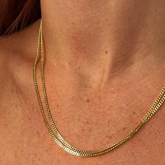  몬세라트 뉴욕 목걸이/팬던트 커브 체인 목걸이 - MONTSERRAT NEW YORK