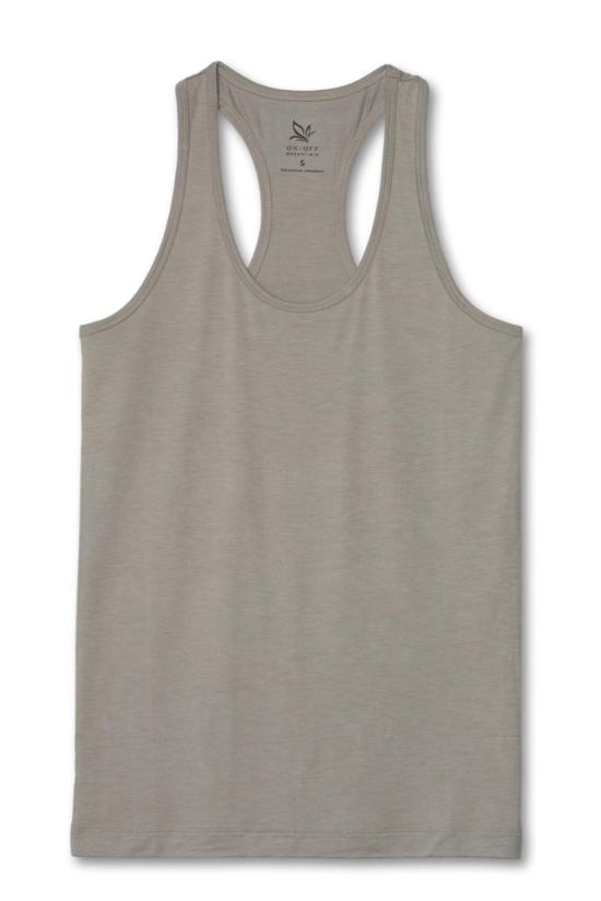  On/off essentials 민소매 티셔츠 온/오프 에센셜 대나무 스쿱넥 탱크탑 - OTHER BRANDS