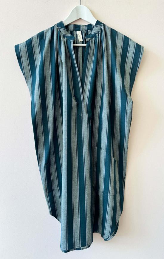  투 튜닉 포켓 두 개 달린 , 청록색/아이스 화이트 색상