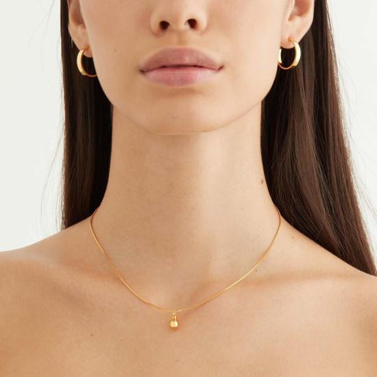  밍유왕 목걸이/팬던트 명유왕 배 모양 펜던트 18k 금도금