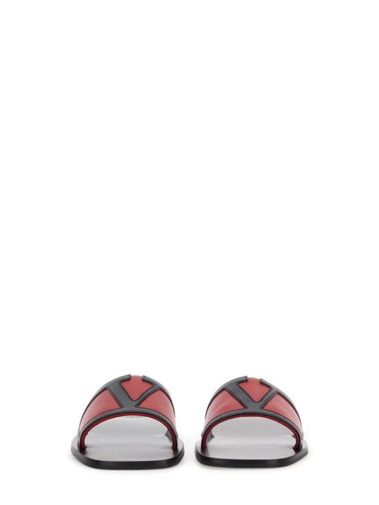  발렌티노 가라바니 뮬/슬리퍼 나파 가죽 샌들 Valentino Garavani Viva 슈퍼스타 슬라이드 샌들 - VALENTINO GARAVANI