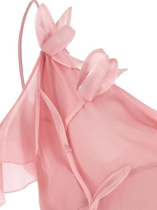  셀프 포트레이트 롱 원피스 조젯 플라워 맥시 드레스 핑크 - SELF PORTRAIT