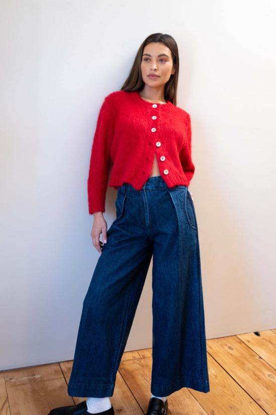  마리아 스탠리 가디건 브러시드 카드 이간 피킬로 - MARIA STANLEY