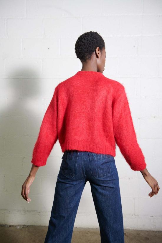  마리아 스탠리 가디건 브러시드 카드 이간 피킬로 - MARIA STANLEY