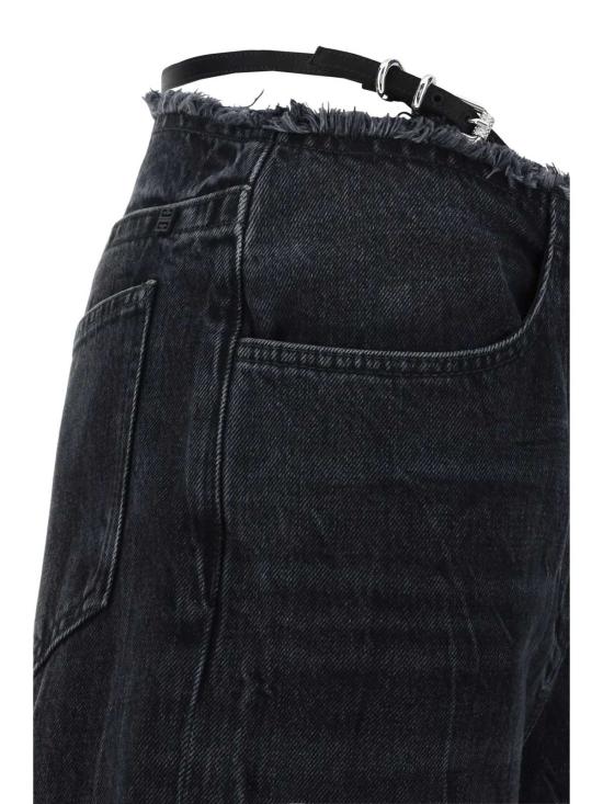  지방시 데님 팬츠 보이유 진 블랙 - GIVENCHY