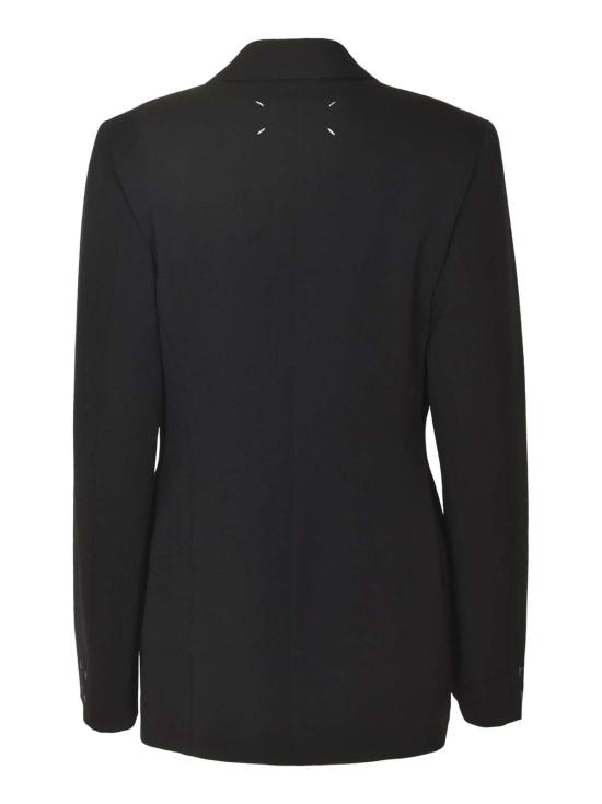  마르지엘라 수트 자켓 메종  더블 브레스트 블레이저 블랙 - MAISON MARGIELA