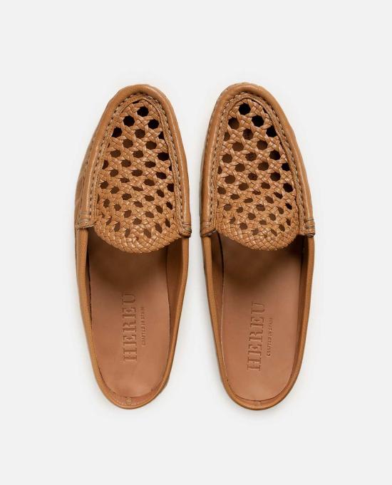  헤레우 뮬/슬리퍼 Hereu Murilla 사보 뮬 브라운 - HEREU